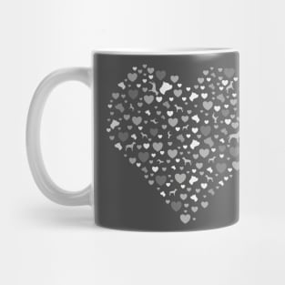 American Staffordshire Terrier Love Hearts Amstaff Valentine's Day Gift Mug